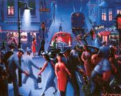 Bronzeville at Night - 阿基保尔·约翰·莫特利